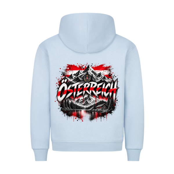 Österreich Hoodie – Alpen Streetwear Backprint