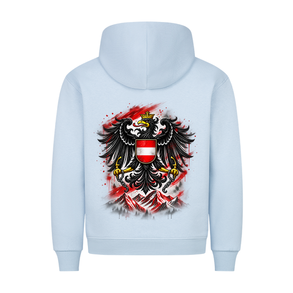 Österreich Hoodie – Adler & Alpen Backprint