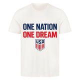 One Nation One Dream USA World Cup T-Shirt