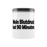 Fußball Zaubertasse – „Mein Blutdruck hat 90 Minuten.“