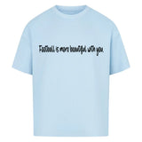 Football Is Beautiful Oversized Shirt (Front & Backprint)