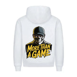 More Than a Game Fußball Pullover – Hoodie (Backprint)