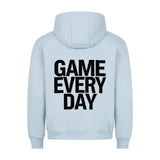 Premium Game Every Day Statement Hoodie mit Rückendruck
