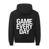 Premium Game Every Day Statement Hoodie mit Rückendruck