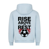 Rise Above The Rest Statement Hoodie Backprint