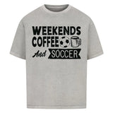 Oversized coffee shirt mit Frontdruck