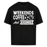 Oversized coffee shirt mit Frontdruck