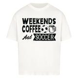 Oversized coffee shirt mit Frontdruck