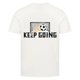 Premium T-Shirt – Keep Going Shirt mit Rückendruck