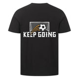 Premium T-Shirt – Keep Going Shirt mit Rückendruck