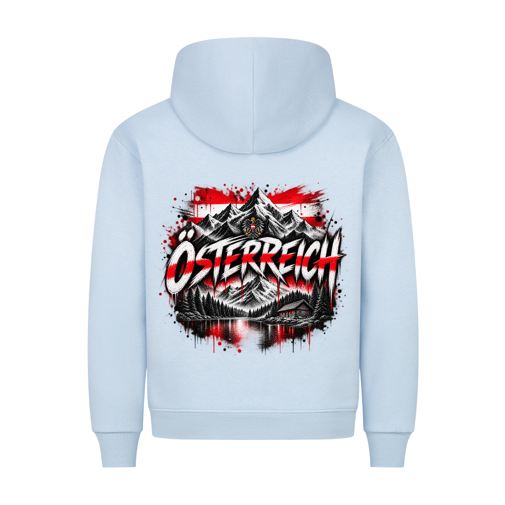 Österreich  Hoodie – Alpen Streetwear Backprint
