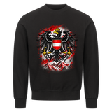 Österreich Sweatshirt – Adler & Alpen Frontprint.