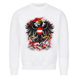 Österreich Sweatshirt – Adler & Alpen Frontprint.