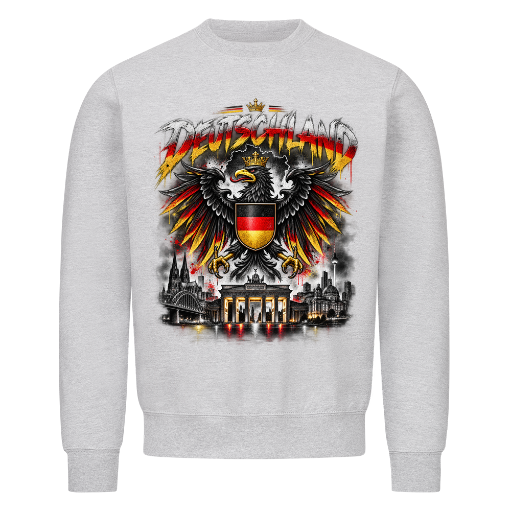 Deutschland Sweatshirt – Adler & Berlin Frontprint