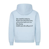 Fußball Hoodie: Premium Statement (Front- & Rückendruck)
