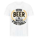 Guinness Beer T Shirt – Fußball & Bier Lifestyle Shirt (Frontdruck)