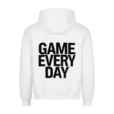 Premium Game Every Day Statement Hoodie mit Rückendruck