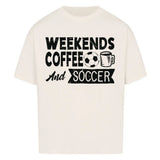 Oversized coffee shirt mit Frontdruck
