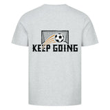 Premium T-Shirt – Keep Going Shirt mit Rückendruck
