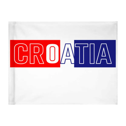 Autoflagge Croatia weiß