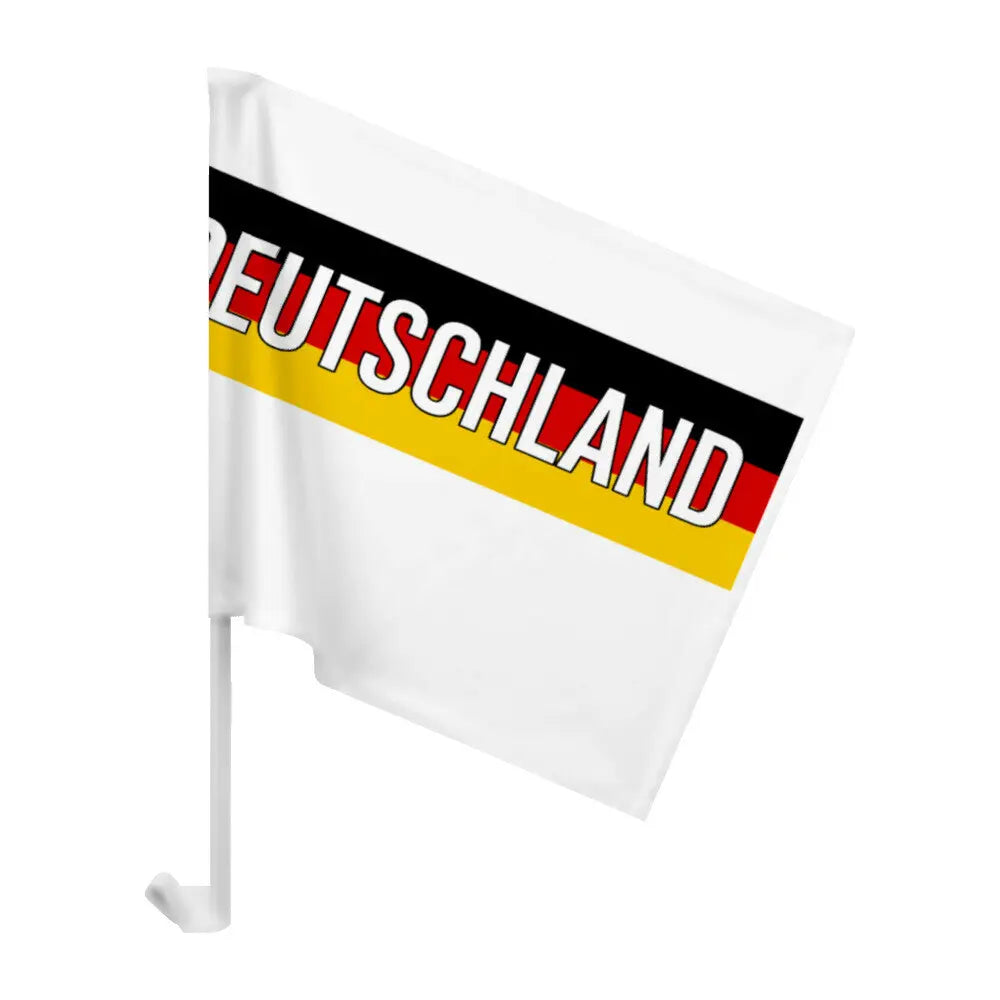 Autoflagge Deutschland weiß