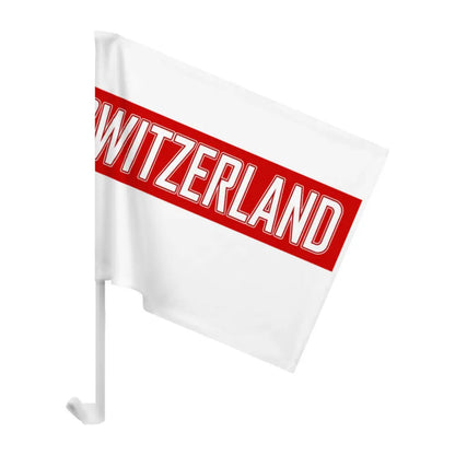 Autoflagge switzerland weiß
