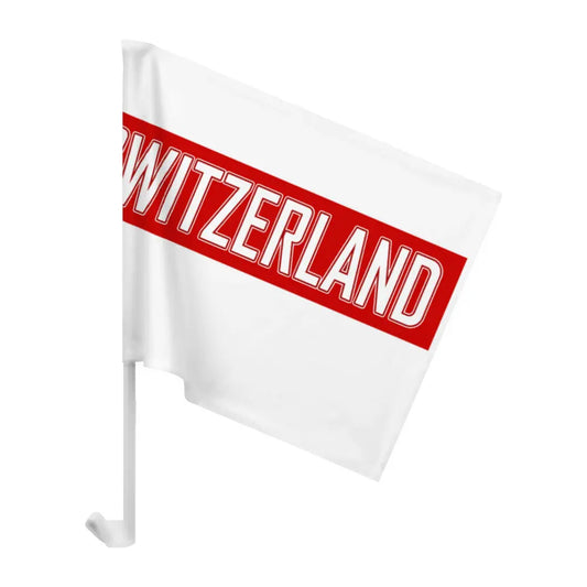 Autoflagge switzerland weiß