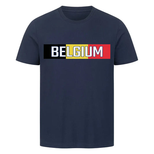 Oversized Fußball-Fanshirt der belgischen Nationalmannschaft in French Navy mit hochwertigem Premium-Fit für einen modernen und sportlichen Look.