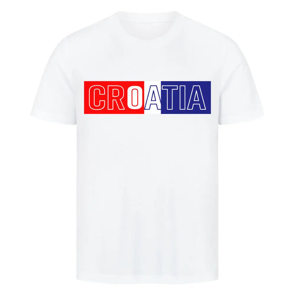 Croatia WM Premium T-Shirt weiß
