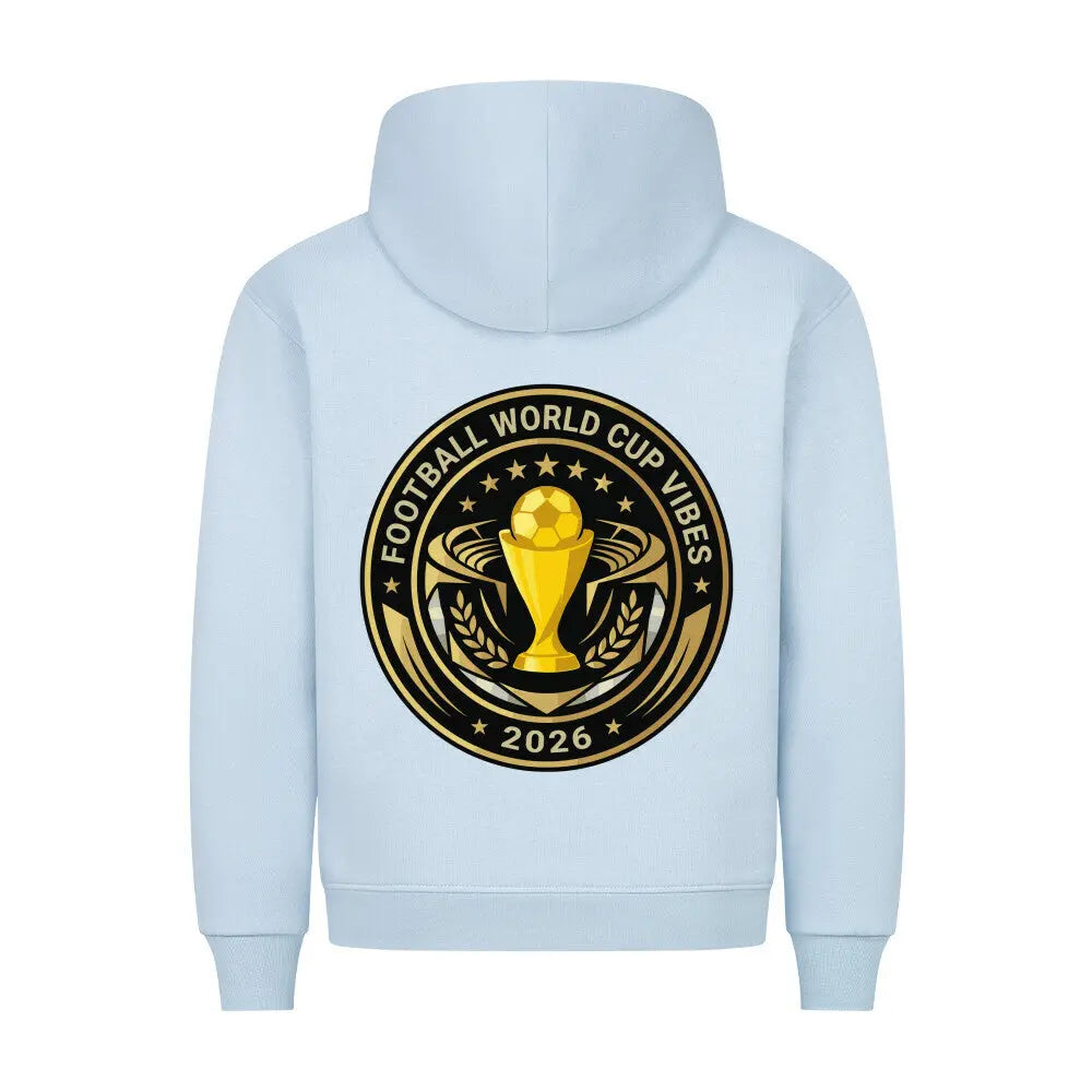 Football World Cup Vibes Hoodie babyblau