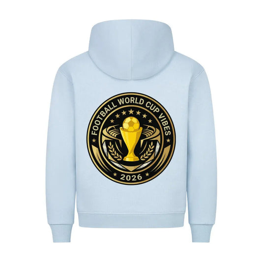 Football World Cup Vibes Hoodie babyblau