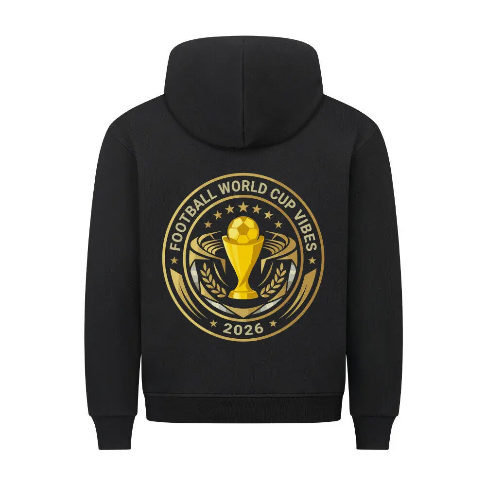 Football World Cup Vibes Hoodie schwarz