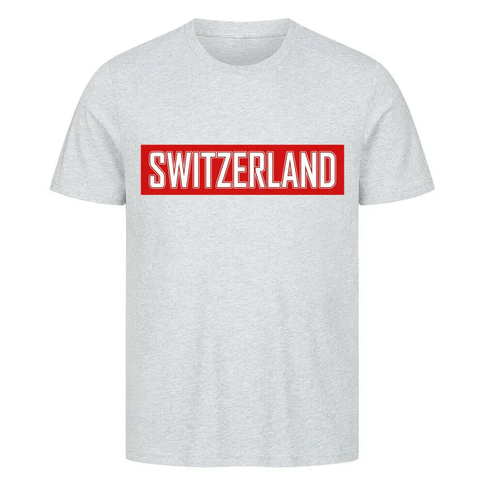 Premium Fußball-Fanshirt der Schweizer Nationalmannschaft in Heather Grey mit hochwertigem, bequemen Fit für einen modernen und sportlichen Look.