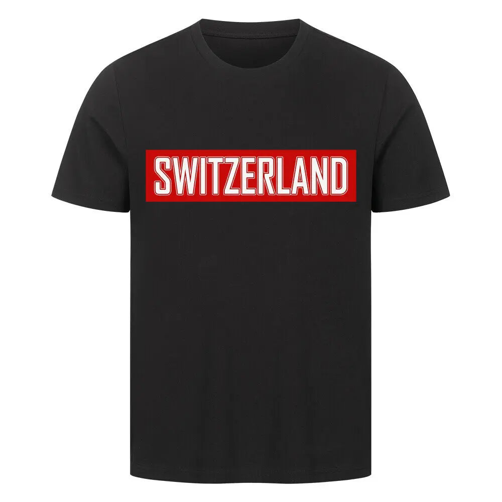 Premium Fußball-Fanshirt der Schweizer Nationalmannschaft in Schwarz mit hochwertigem, zeitlosem Design für einen sportlichen und modernen Look.