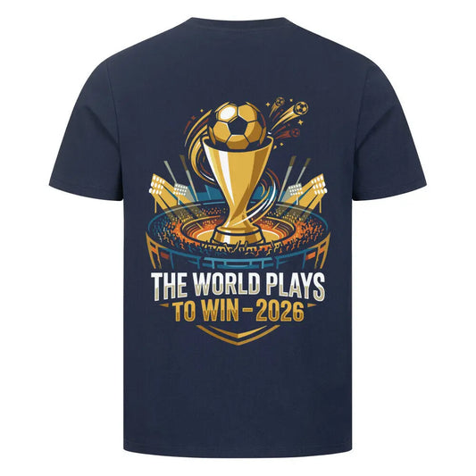 The World Plays To Win Stadion Shirt french navy