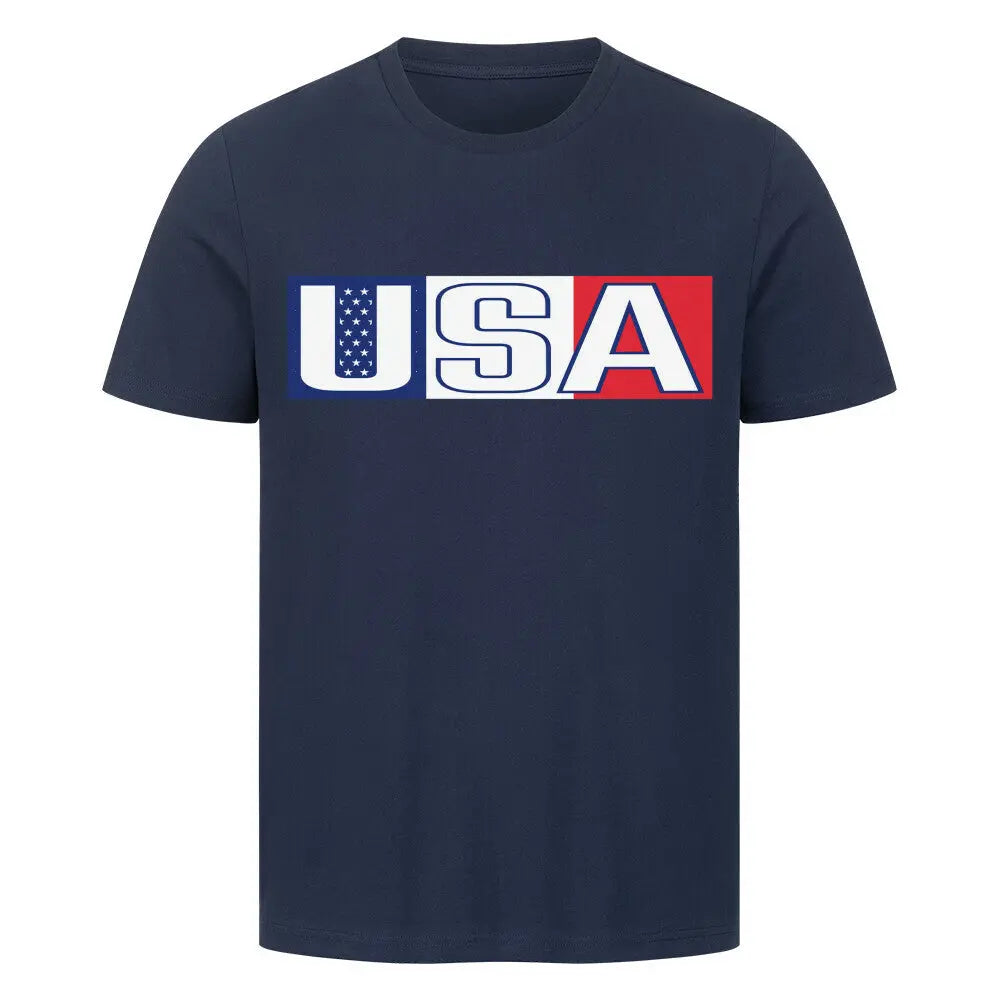 USA WM Premium T-Shirt french navy