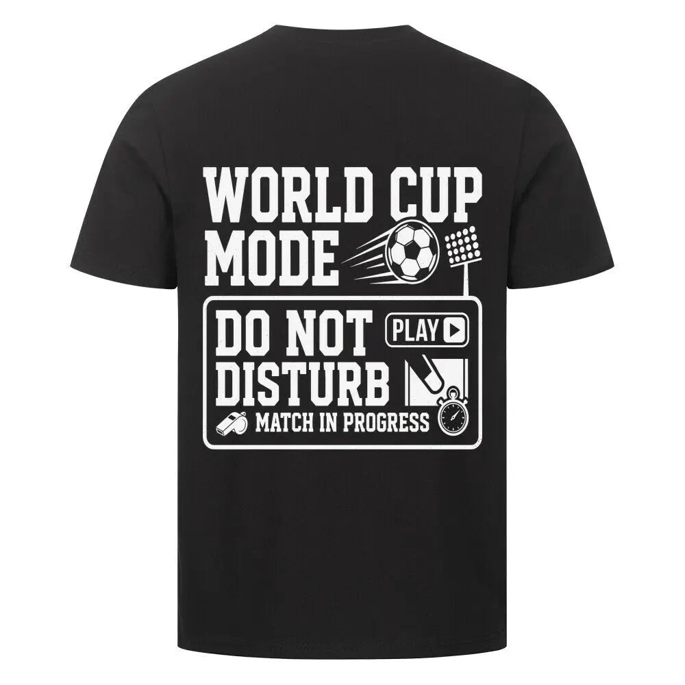 World Cup T-Shirt Mode schwarz